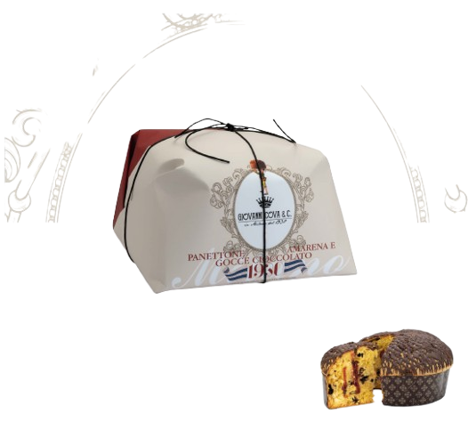 Panettone Amarena e Gocce di Cioccolato