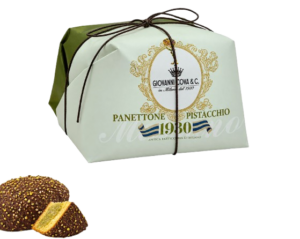 Panettone con Crema al Pistacchio