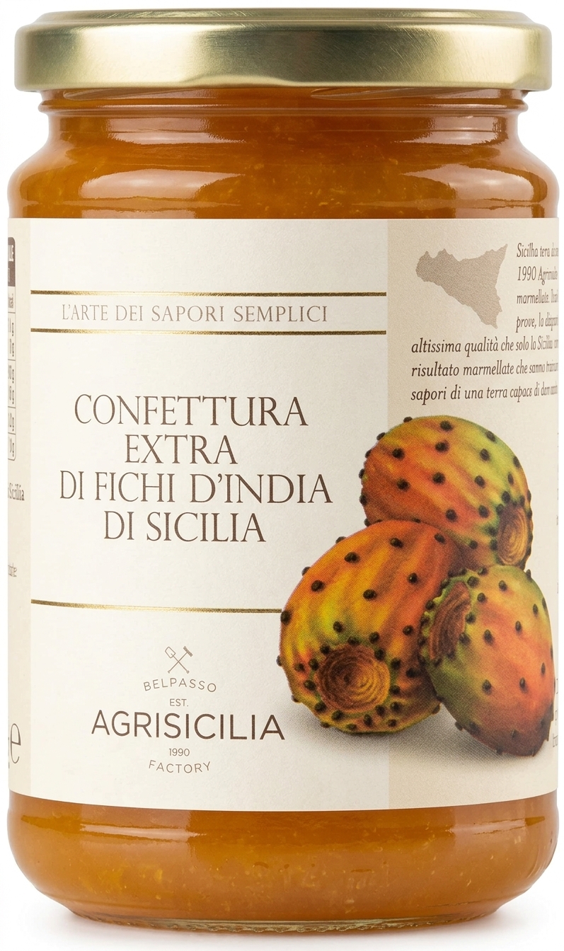 Sizilianische Kaktusfeigenkonfitüre Extra – Agrisicilia